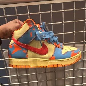 Nike Dunk High 1985 SP "Orange Acid Wash" sneaker